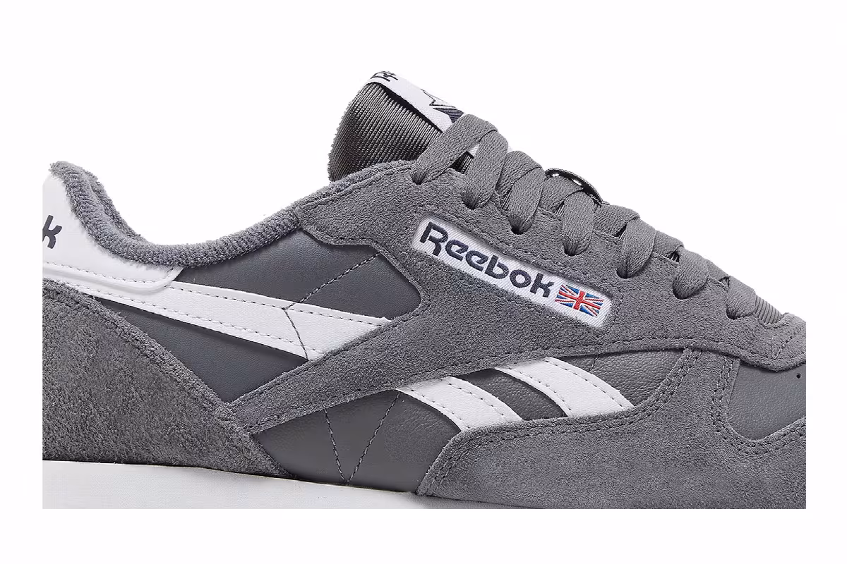 Reebok Classic Leather Pure Grey White, view 3
