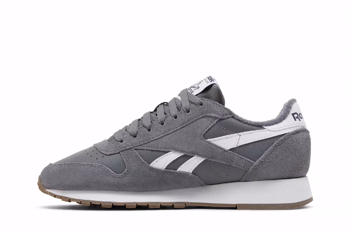Reebok Classic Leather Pure Grey White, view 4
