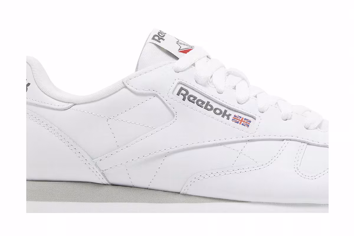 Reebok Classic Leather White Pure Grey, view 3