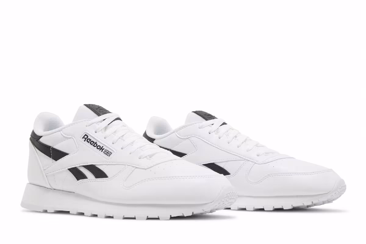 Reebok Classic Vegan White Black, view 9