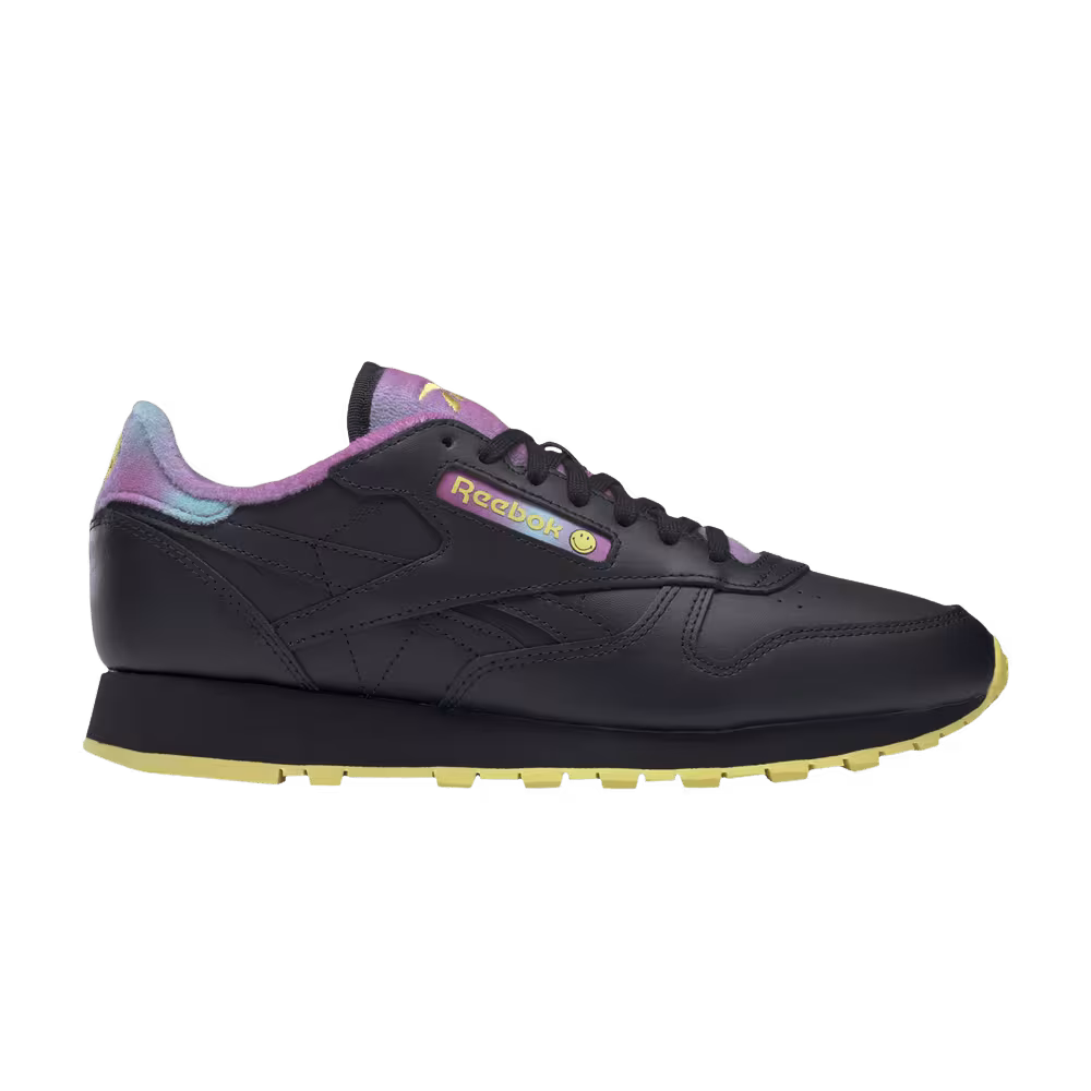 Smiley x Reebok Classic Leather 50th Anniversary - Black