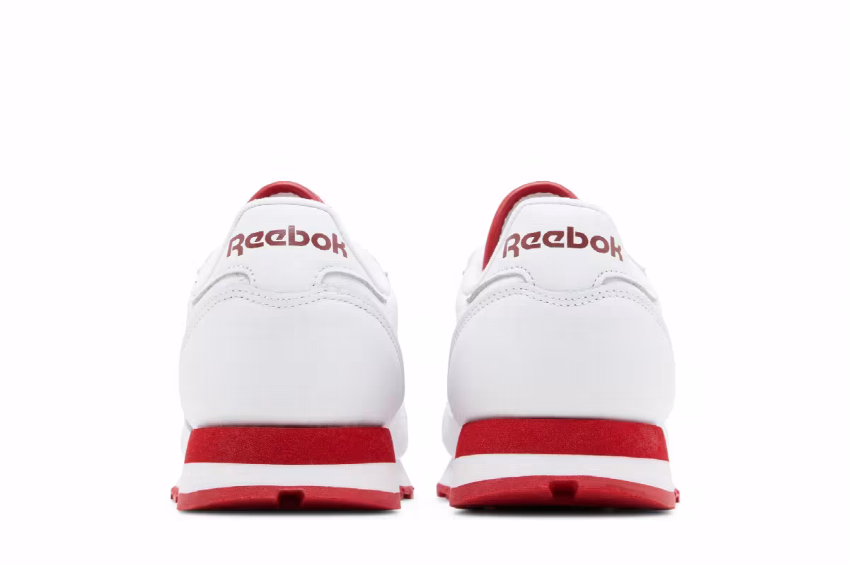Reebok Classic Leather White Flash Red, view 7