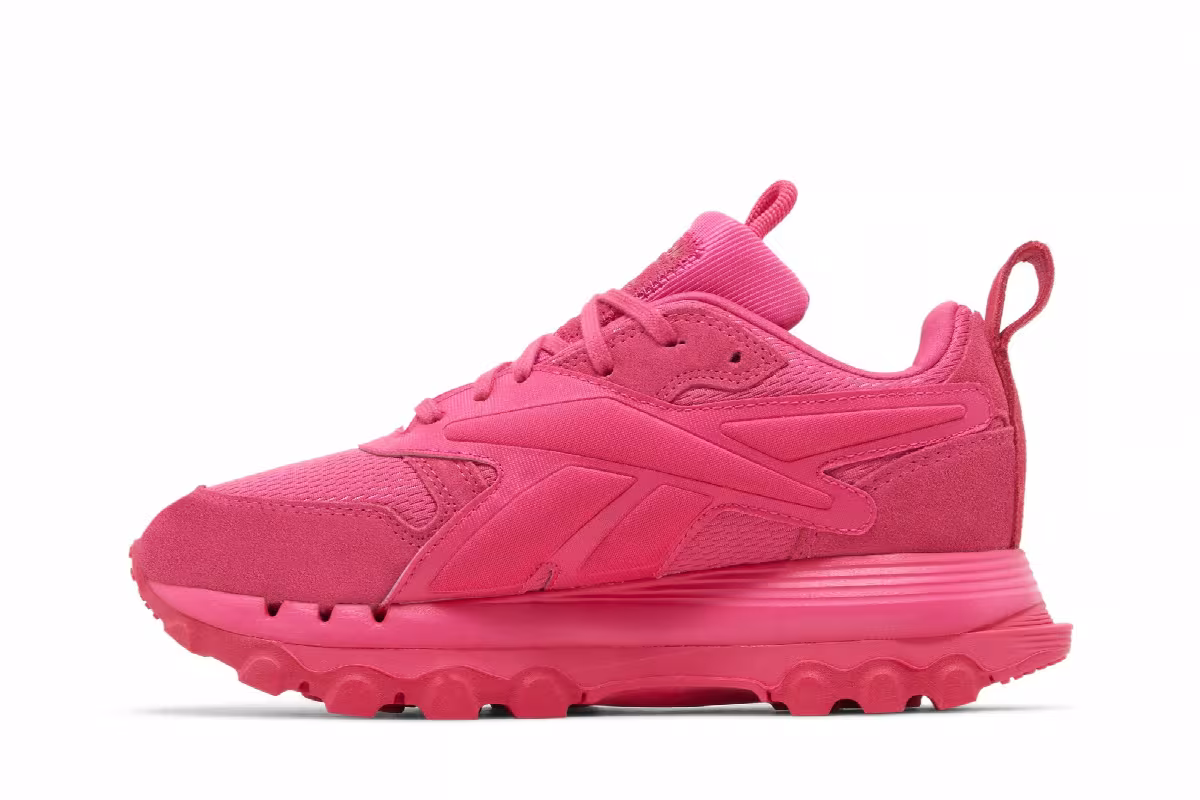 Cardi B x Reebok Women's Classic Leather V2 Pink Fusion, view 4