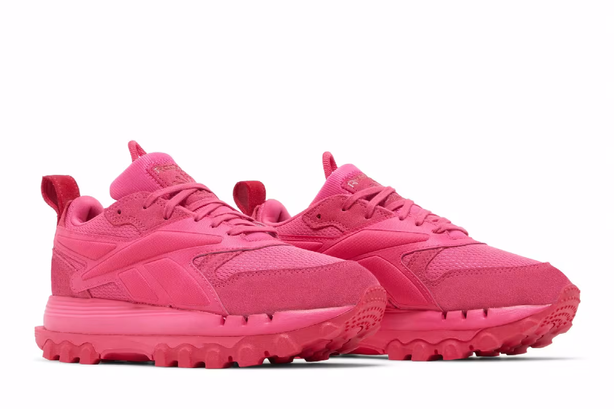 Cardi B x Reebok Women's Classic Leather V2 Pink Fusion, view 9