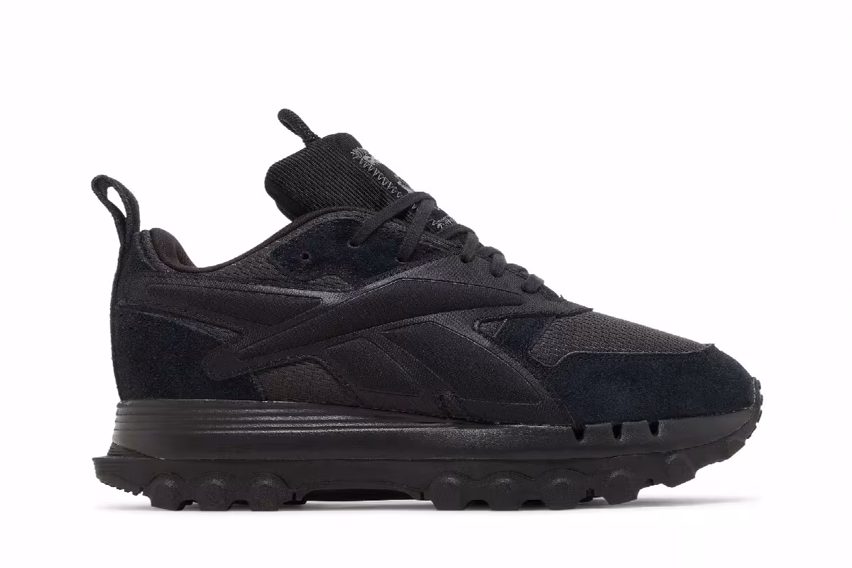 Cardi B x Reebok Women's Classic Leather V2 Core Black, view 2