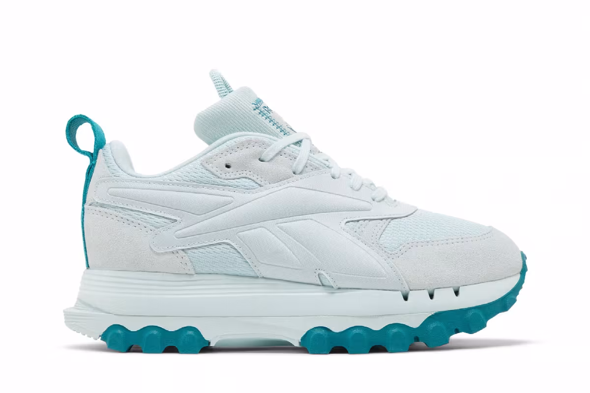 Cardi B x Reebok Women's Classic Leather V2 Whisper Blue, view 2