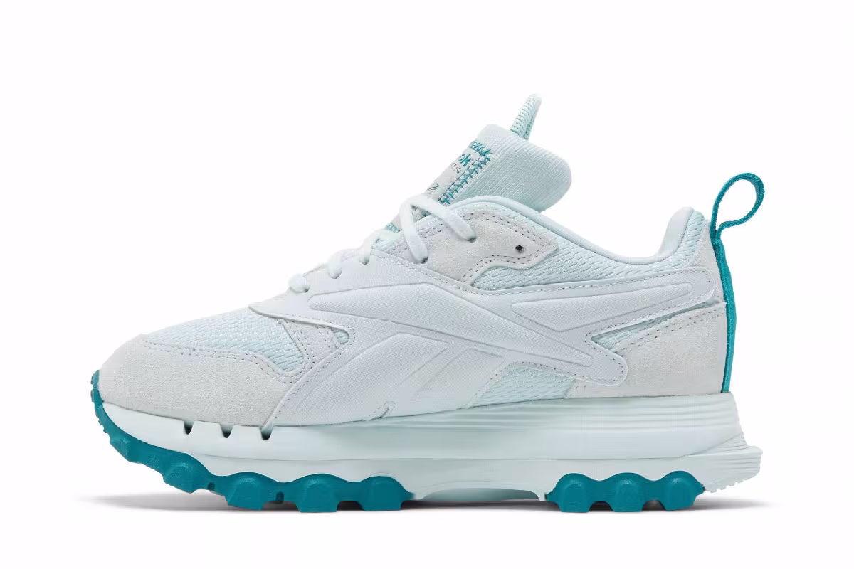 Cardi B x Reebok Women's Classic Leather V2 Whisper Blue, view 4