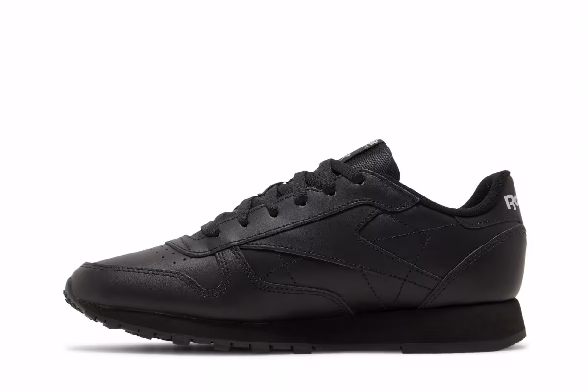 Reebok Women's Classic Leather Black Pure Grey, view 4