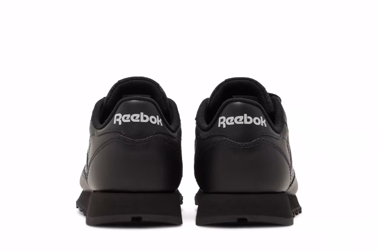 Reebok Women's Classic Leather Black Pure Grey, view 7