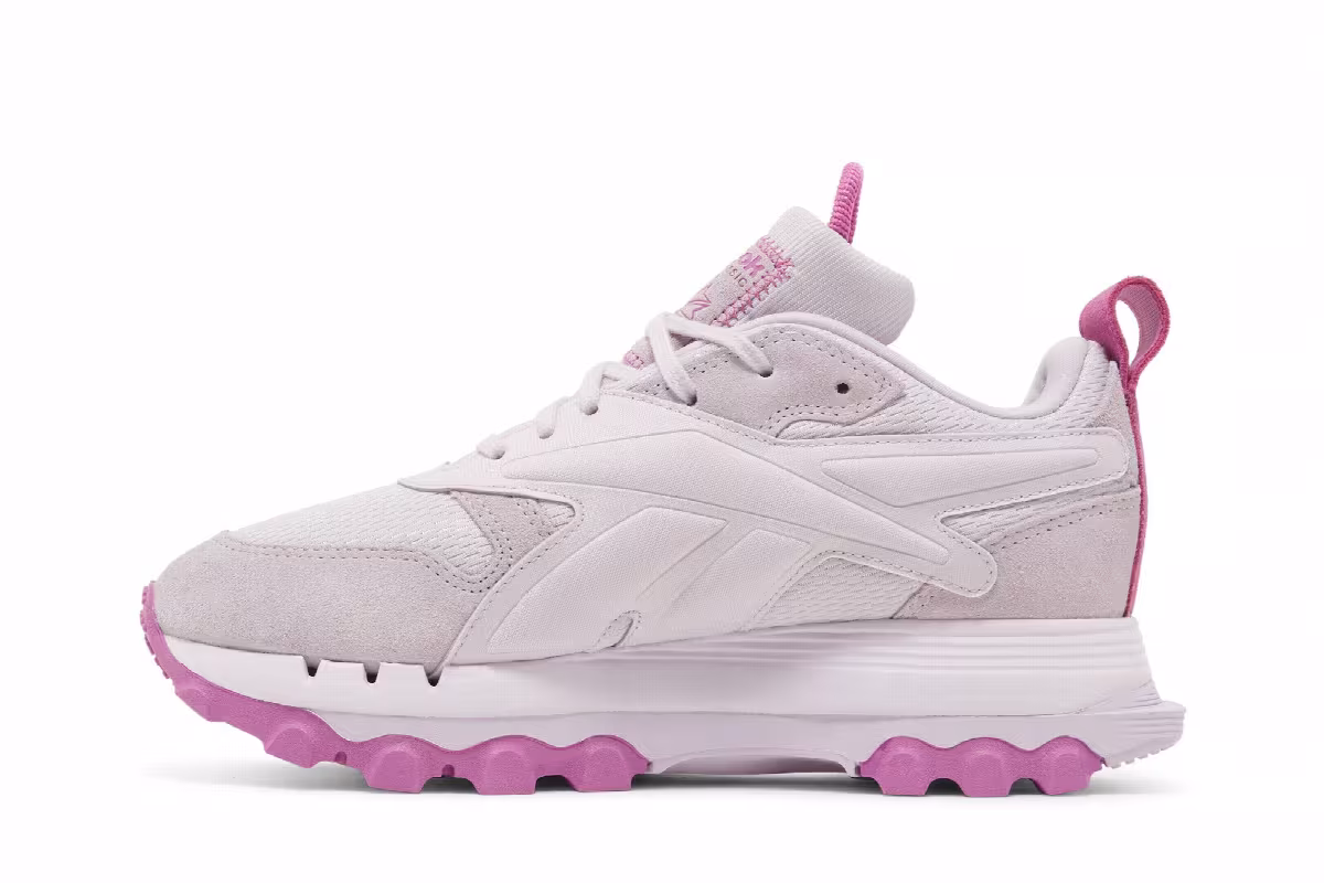Cardi B x Reebok Women's Classic Leather V2 Quartz Glow Ultraberry, view 4