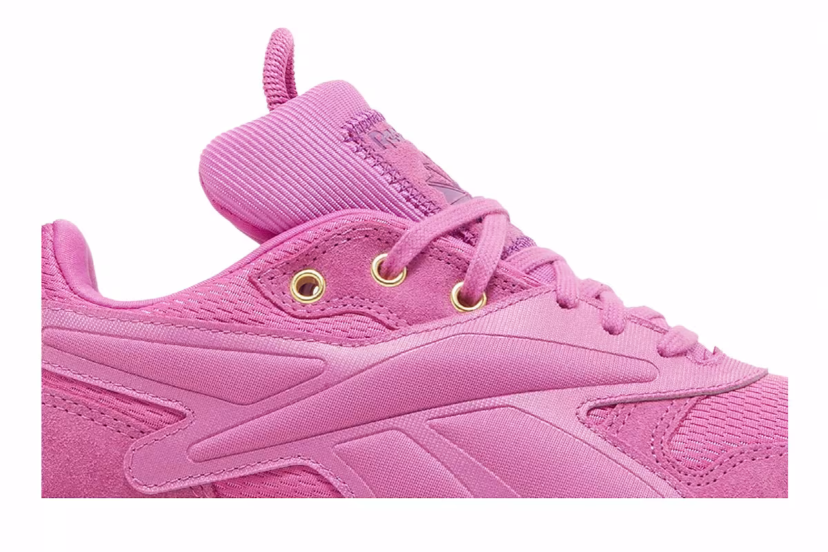 Cardi B x Reebok Women's Classic Leather V2 Ultraberry Aubergine, view 3