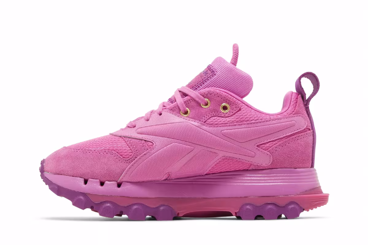 Cardi B x Reebok Women's Classic Leather V2 Ultraberry Aubergine, view 4