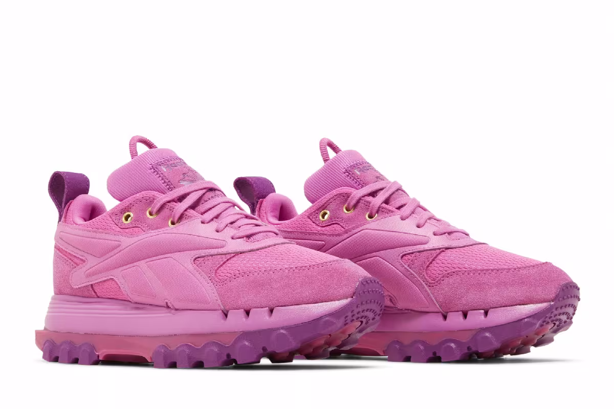 Cardi B x Reebok Women's Classic Leather V2 Ultraberry Aubergine, view 9