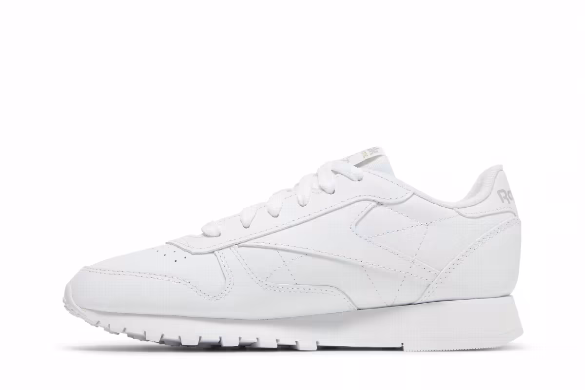 Reebok Women's Classic Leather White Pure Grey, view 4