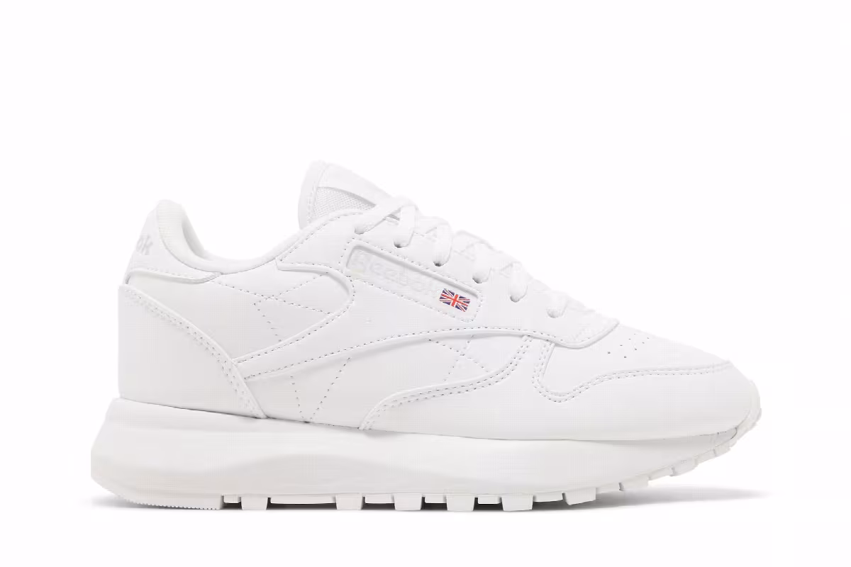Reebok Women's Classic Leather SP White Grey, view 2