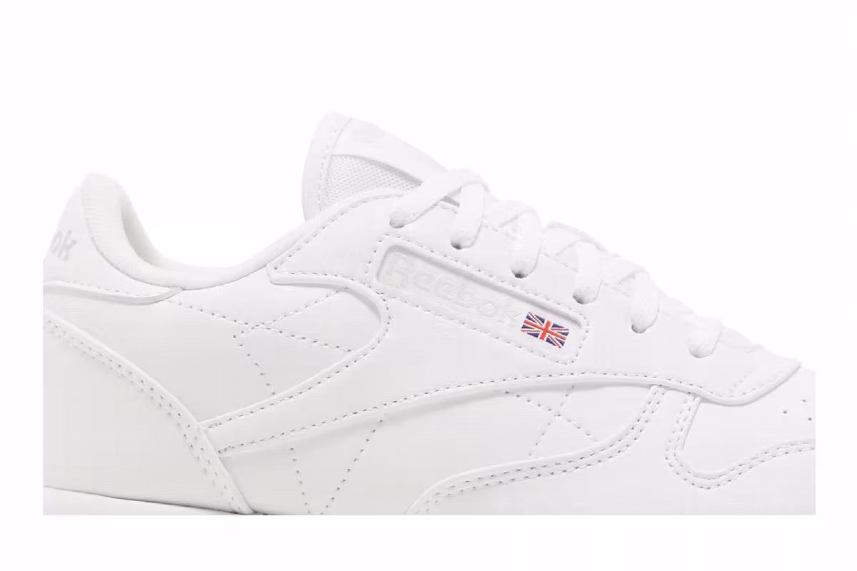 Reebok Women's Classic Leather SP White Grey, view 3