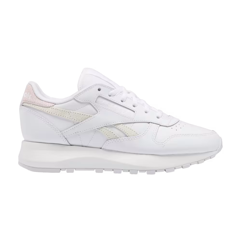 Reebok Women's Classic Leather SP White Porcelain Pink