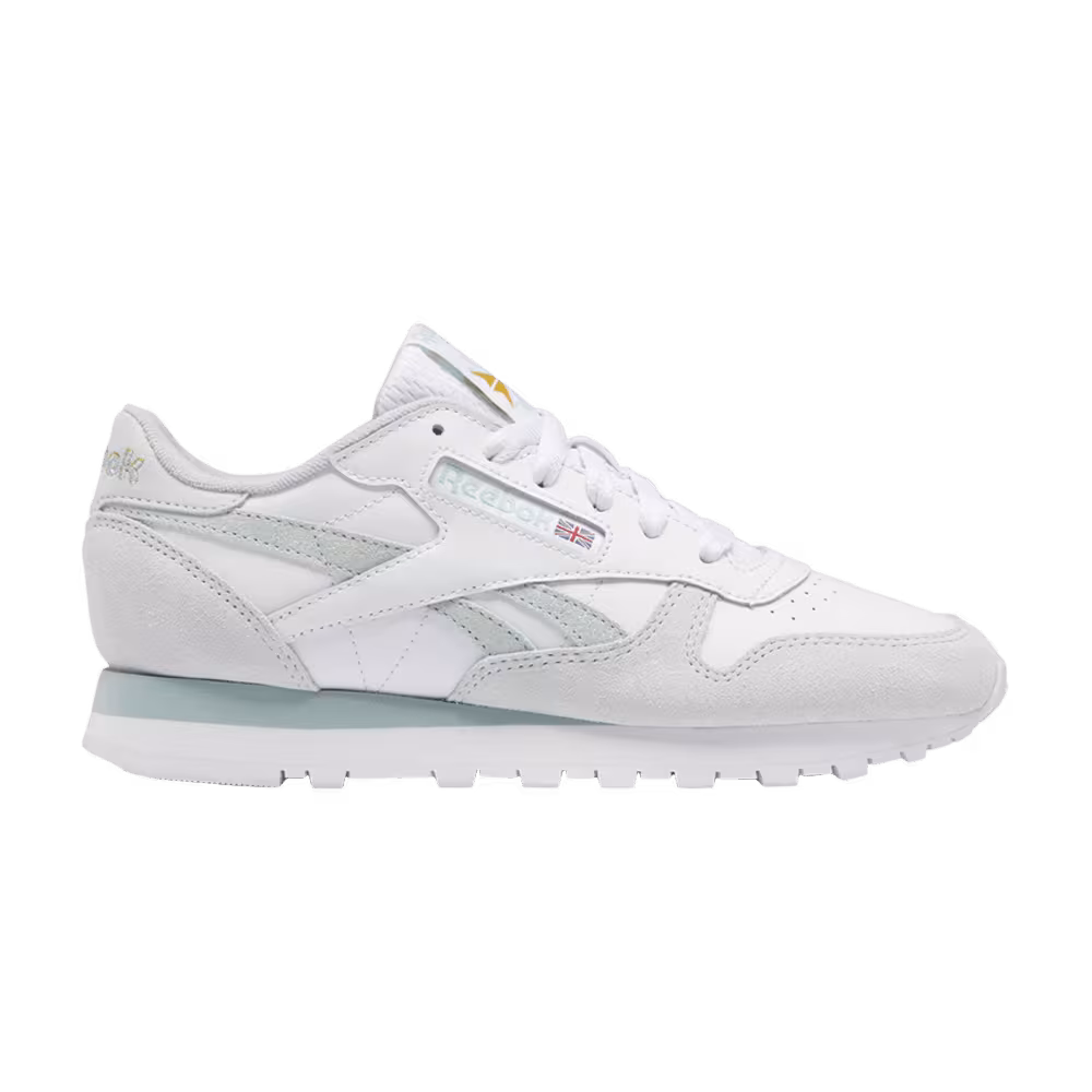 Reebok Women's Classic Leather White Seaside Grey