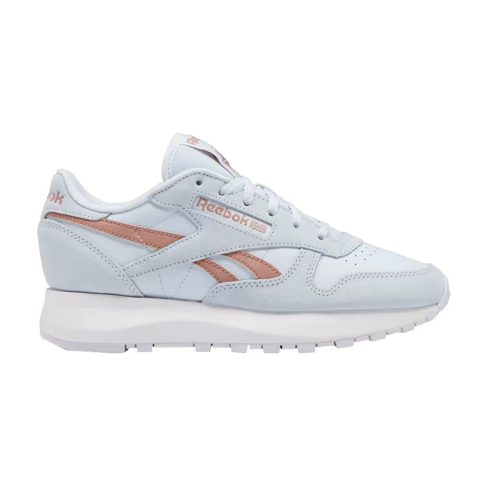 Reebok Women's Classic Leather SP Glass Blue Canyon Coral