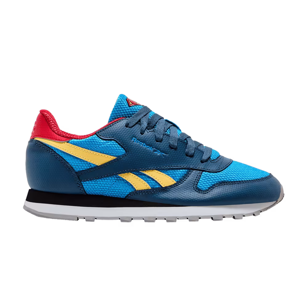 DC Comics x Reebok Classic Leather Big Kid Superboy and Supergirl