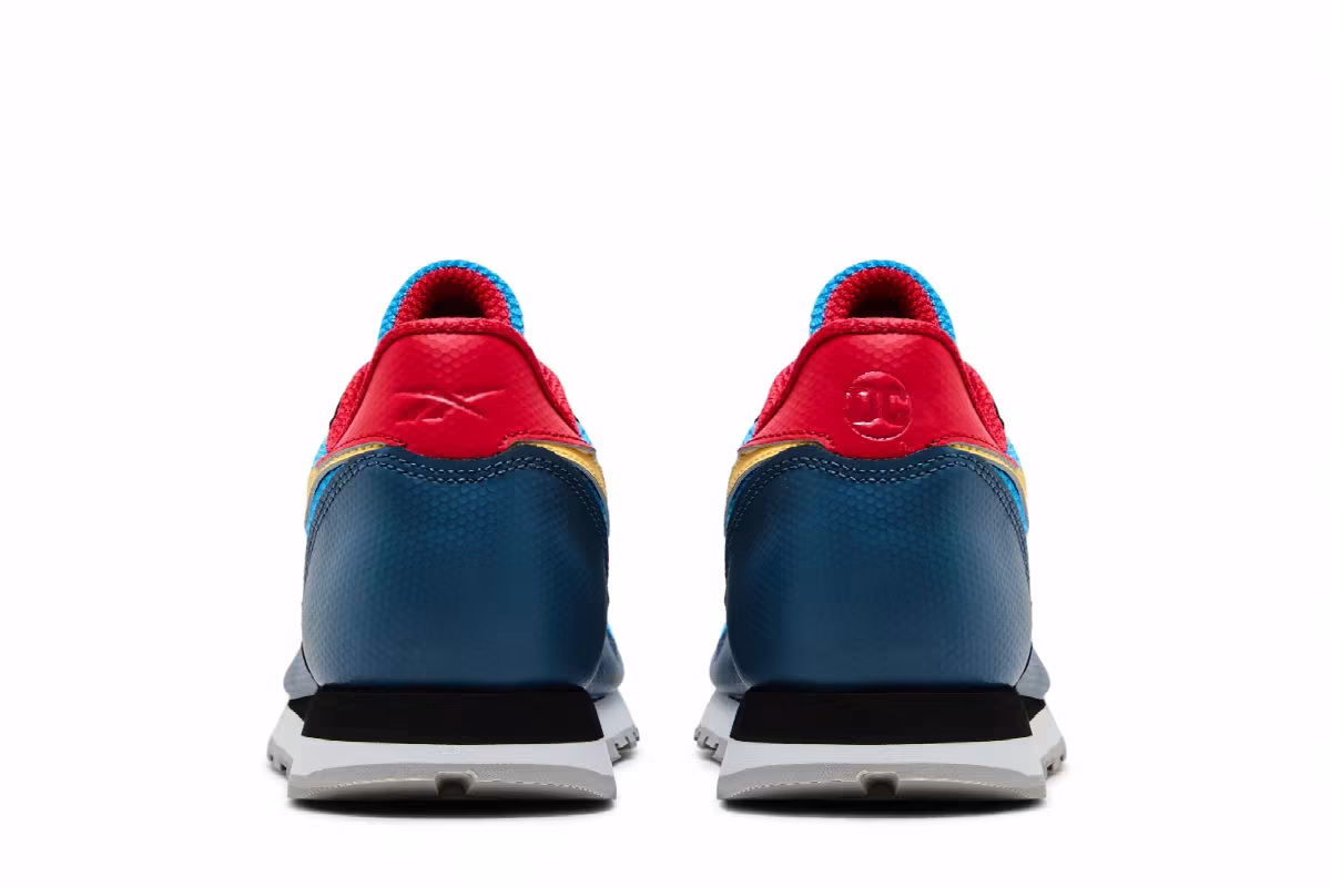 DC Comics x Reebok Classic Leather Big Kid Superboy and Supergirl, view 7