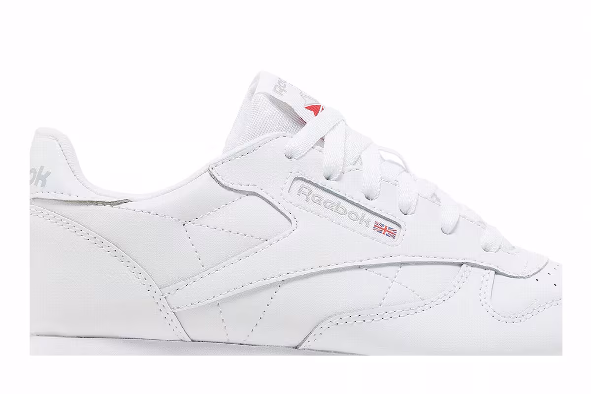 Reebok Classic Leather Big Kid White Gum, view 3