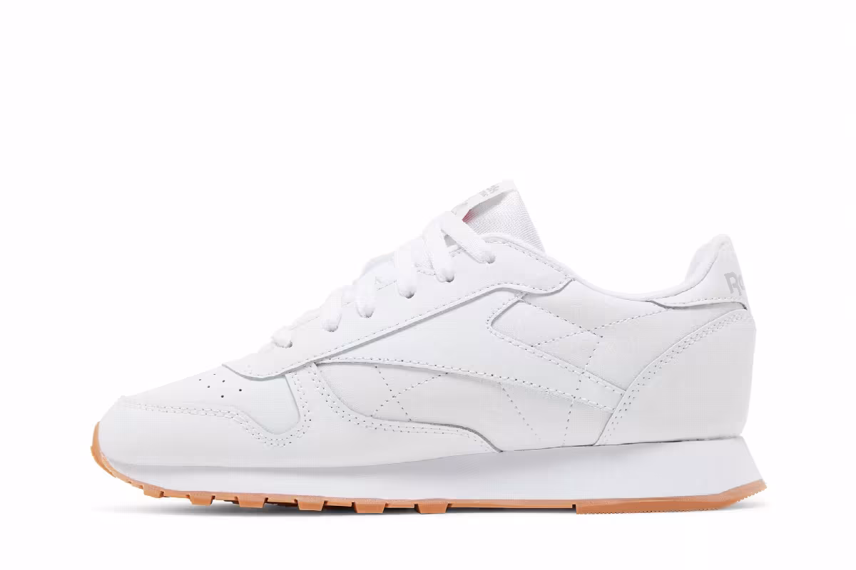 Reebok Classic Leather Big Kid White Gum, view 4