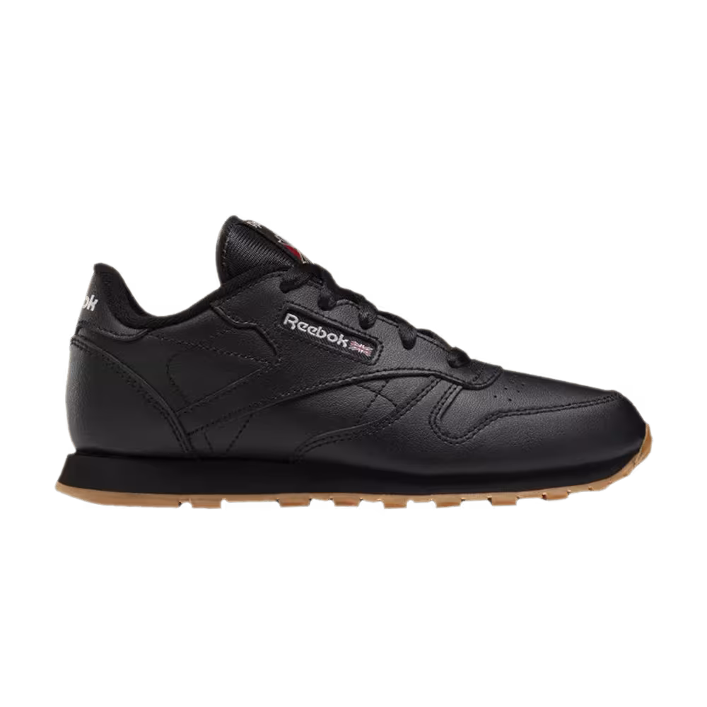 Reebok Classic Leather Little Kid Black Gum