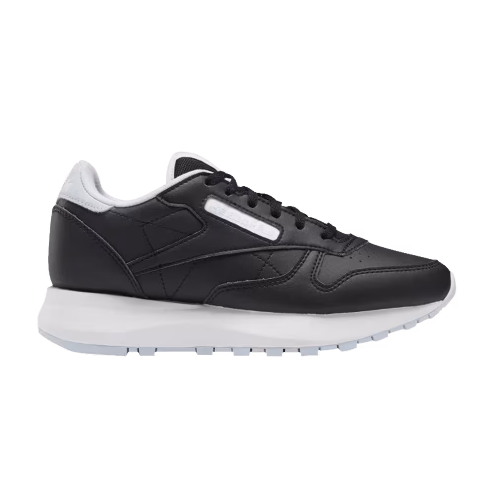 Reebok Classic Leather SP Big Kid Black Glass Blue