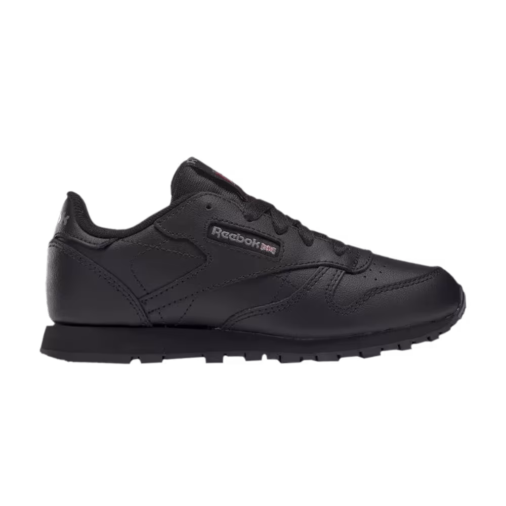 Reebok Classic Leather Little Kid Triple Black