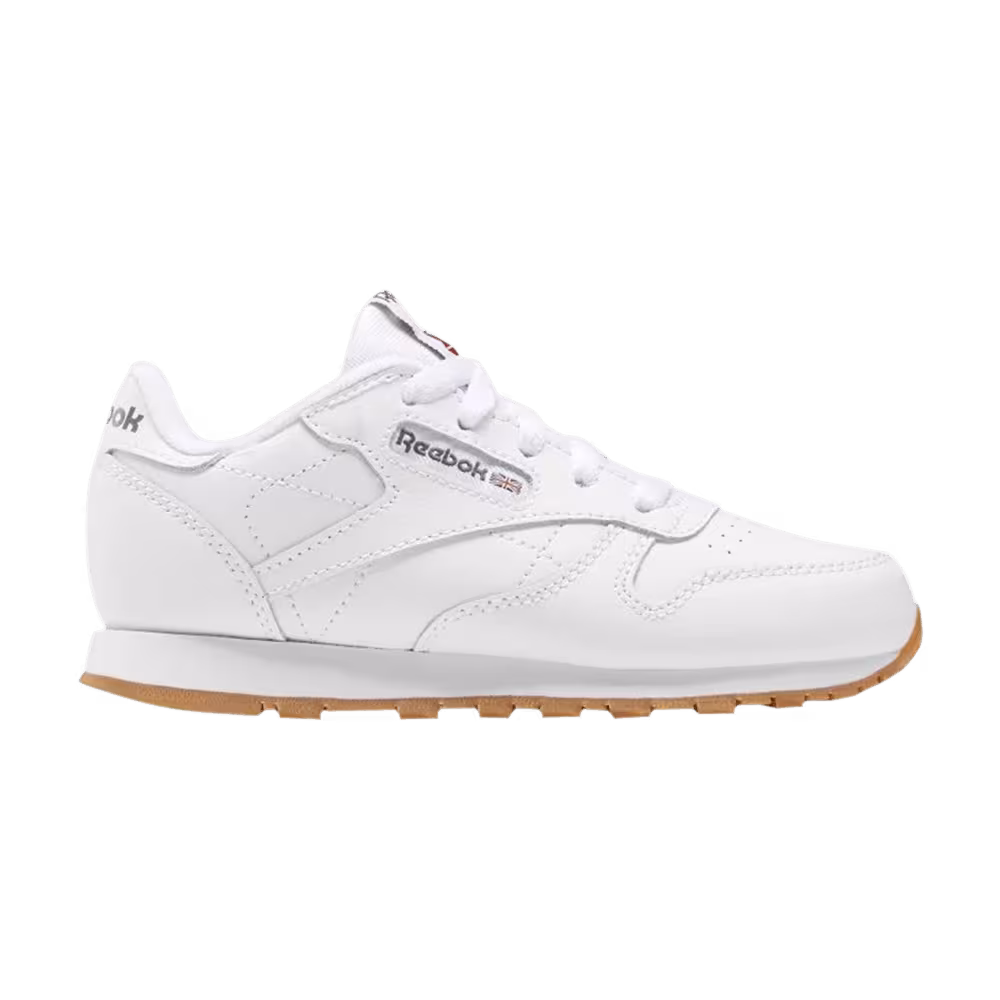 Reebok Classic Leather Little Kid White Gum
