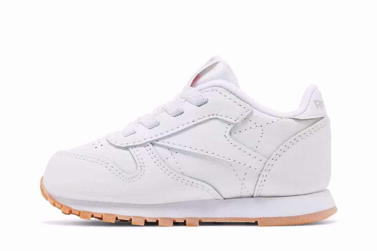 Reebok Classic Leather Toddler White Gum, view 4