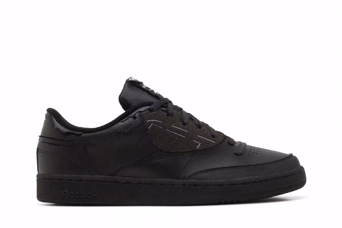 Maison Margiela x Reebok Club C Memory Of - Black, view 2
