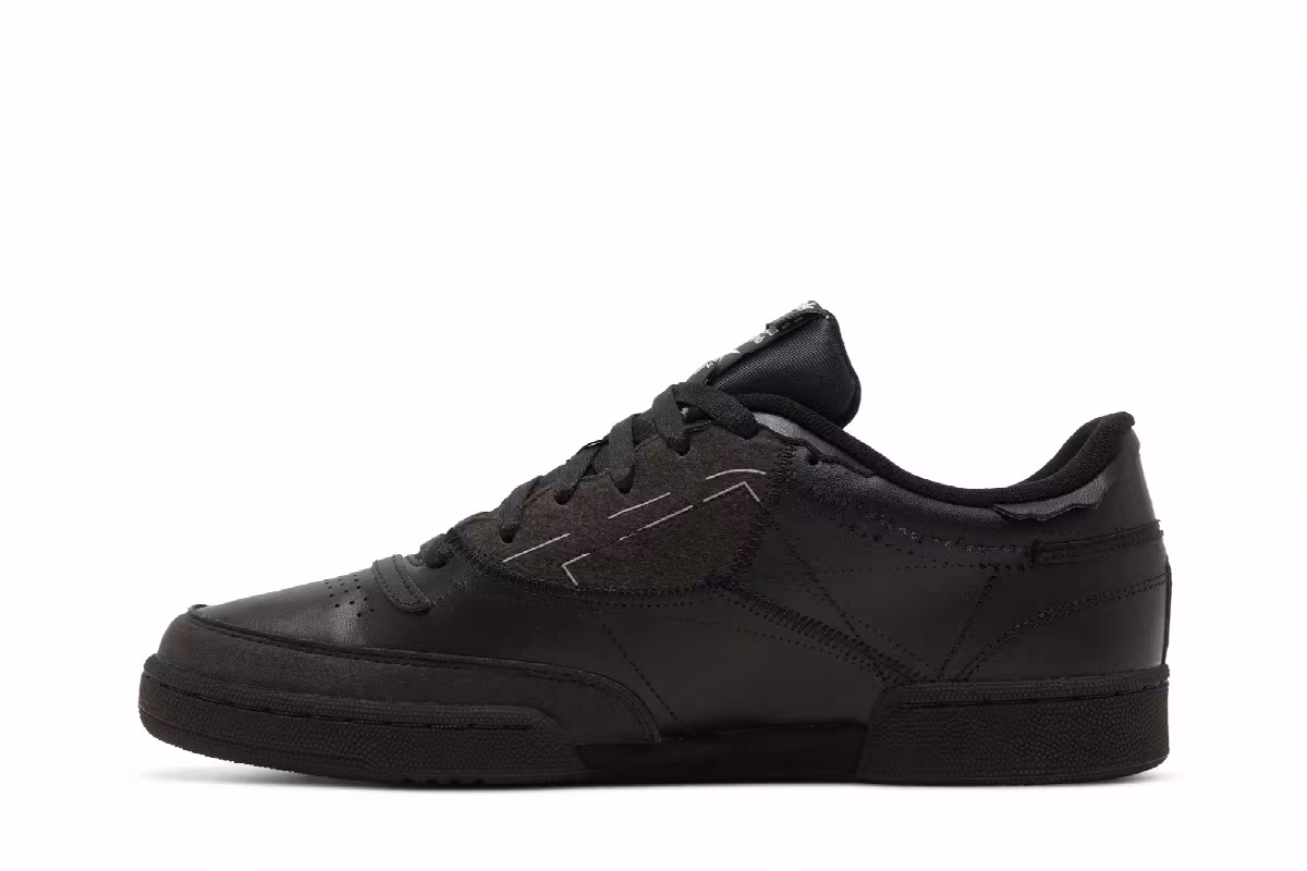Maison Margiela x Reebok Club C Memory Of - Black, view 4