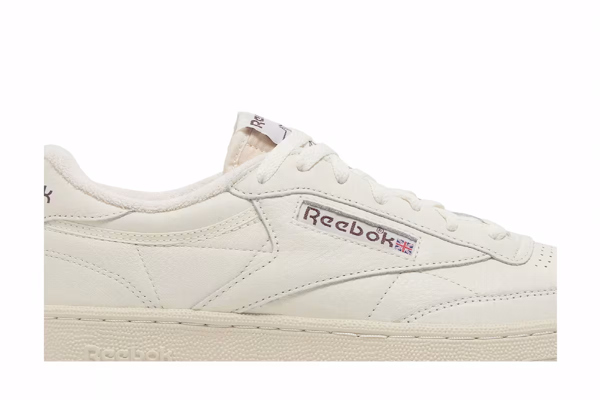 Reebok Club C 85 Vintage Chalk Maroon, view 3