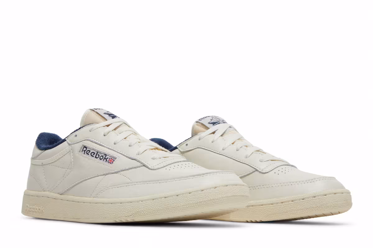 Reebok Club C 85 Vintage Chalk Vector Navy, view 9