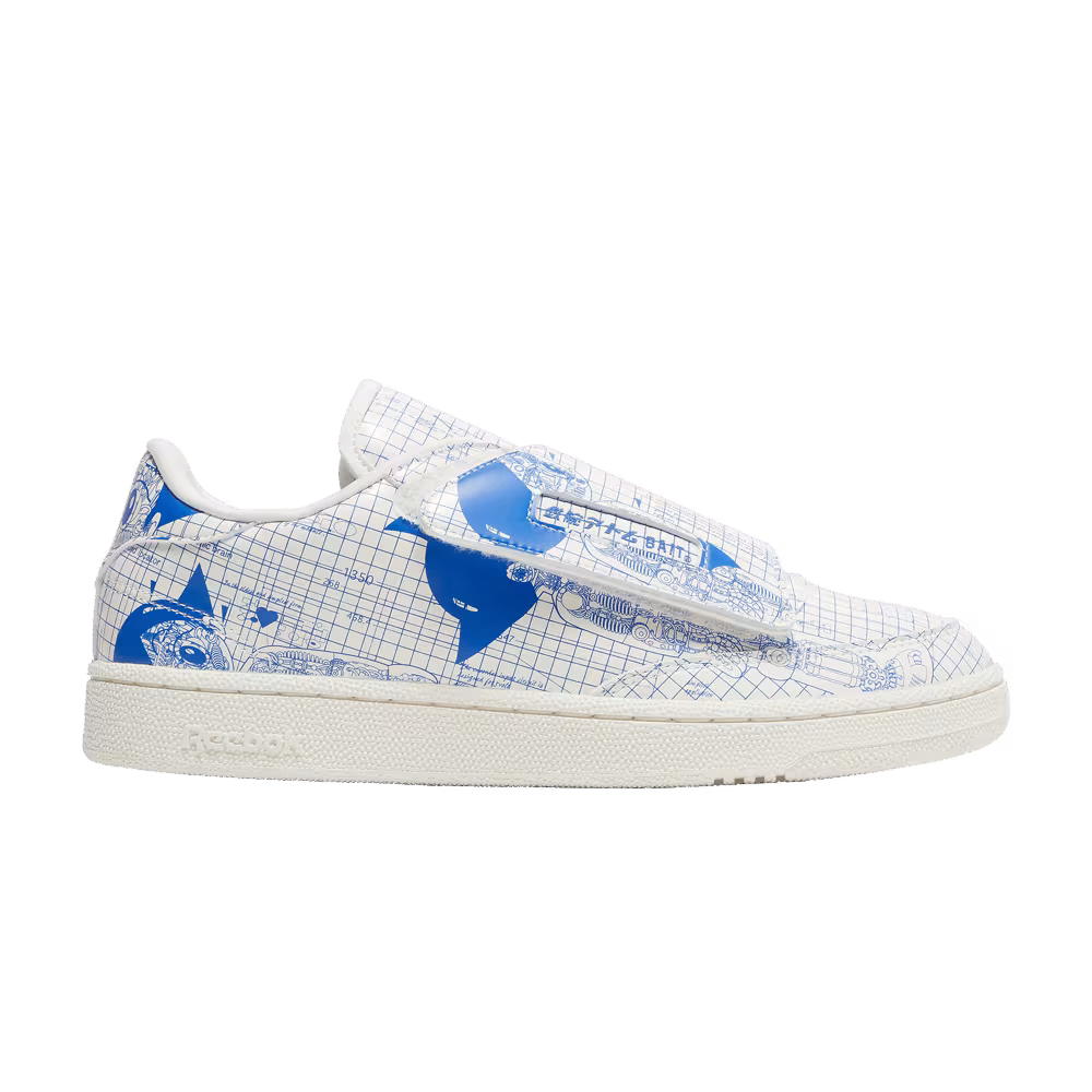 BAIT x Astro Boy x Reebok Club C Stomper Blueprint