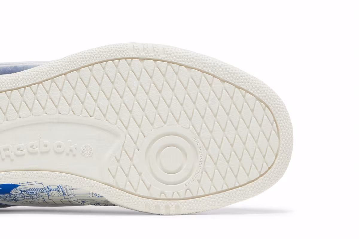BAIT x Astro Boy x Reebok Club C Stomper Blueprint, view 6
