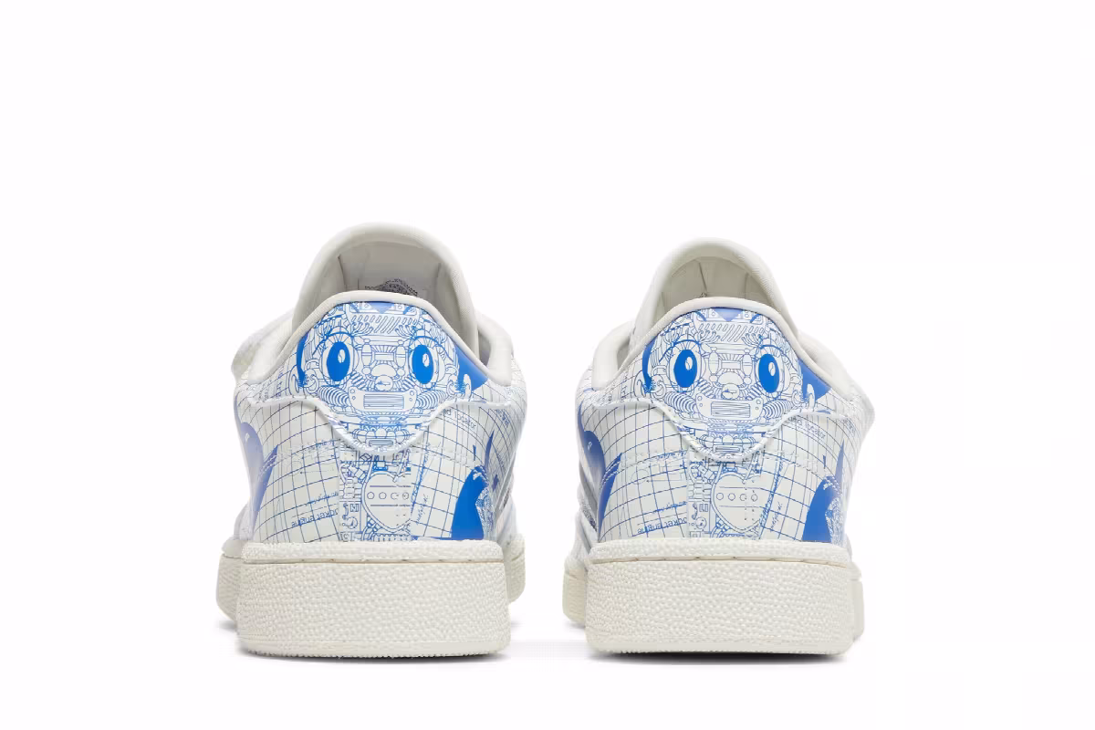 BAIT x Astro Boy x Reebok Club C Stomper Blueprint, view 7