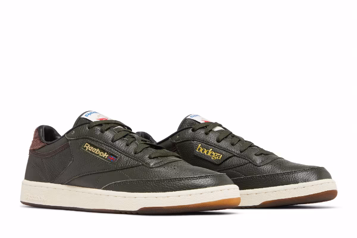 Bodega x Reebok Club C 85 Range Green, view 9