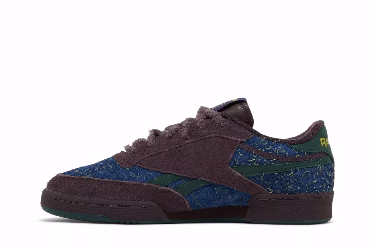 Brain Dead x Reebok Club C Revenge Purple Abyss Batik Blue, view 4
