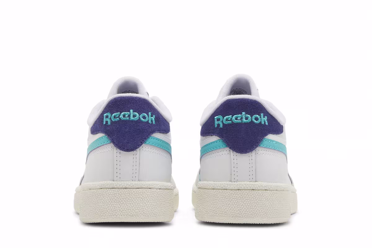 Reebok Club C Revenge White Classic Teal, view 7
