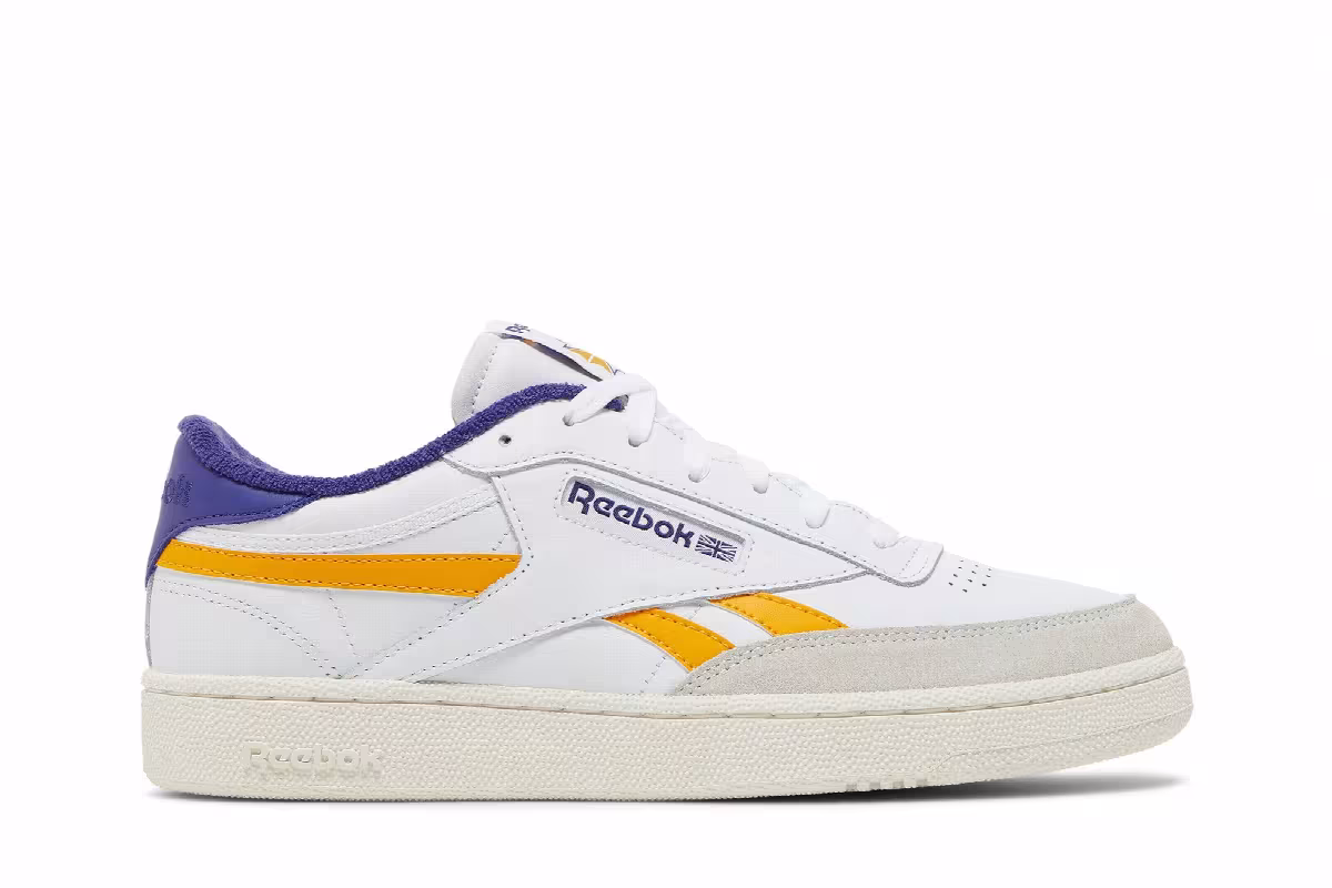Reebok Club C Revenge White Bold Purple, view 2