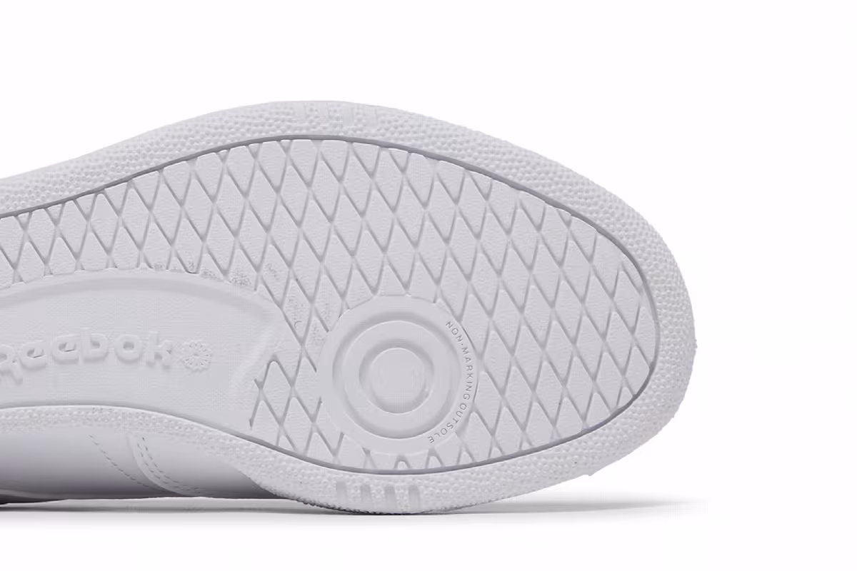 Reebok Club C 85 Vegan White Classic Burgundy, view 6