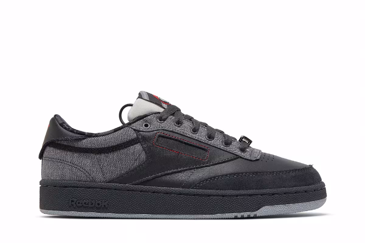 The Money Heist x Reebok Club C The Professor, view 2