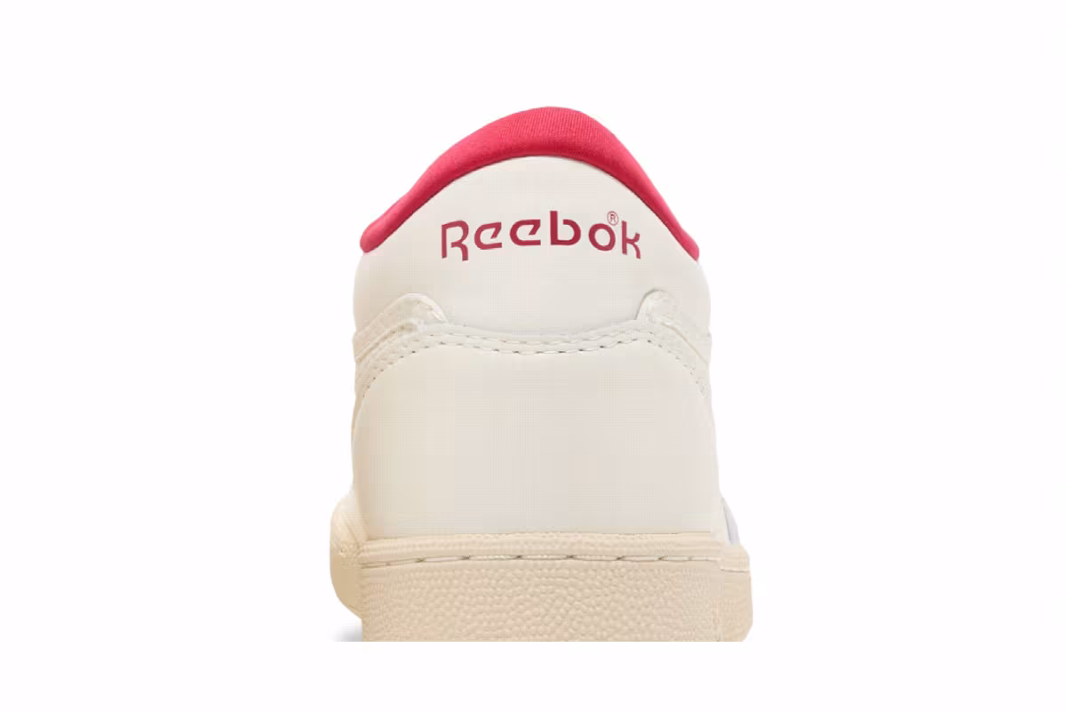 Reebok Club C Mid 2 Vintage Chalk Flash Red, view 8