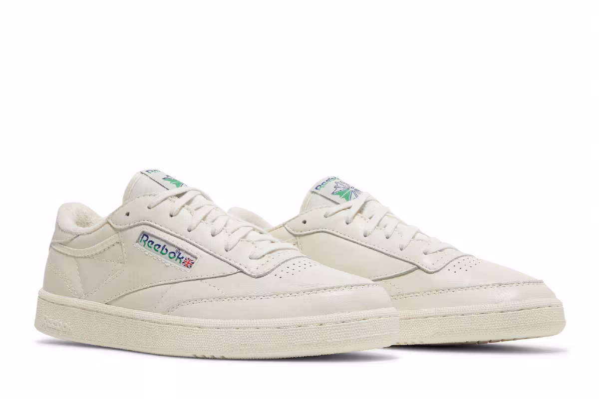 Reebok Club C 85 Vintage Split Logo - Cobalt Green, view 9