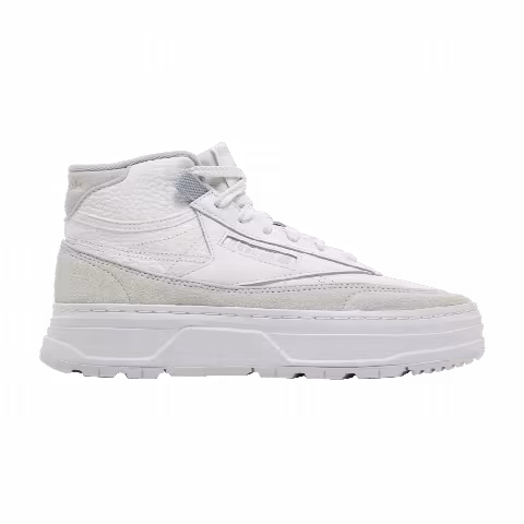 Reebok Wmns Club C Geo Mid 'White Cold Grey'