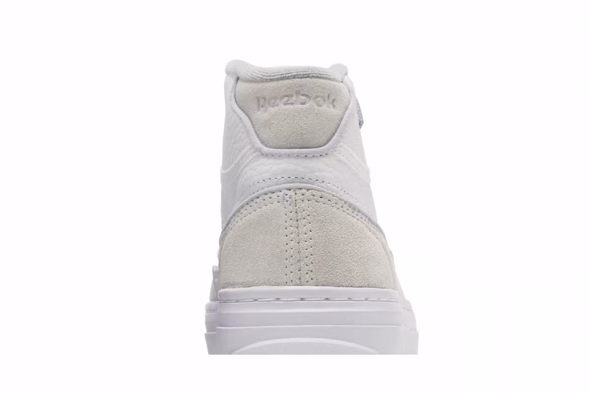 Reebok Women's Club C Geo Mid White Cold Grey, view 8