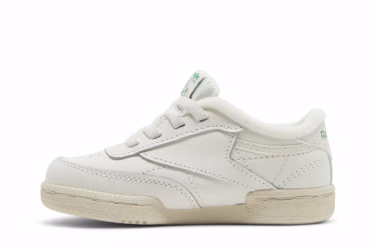 Reebok Club C Toddler Chalk Glen Green, view 4